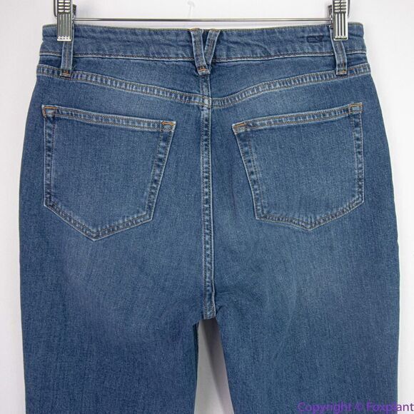 NEW VINEYARD VINES High Rise Kick Flare Jamie Jeans in Indigo, 28 - Picture 9 of 15